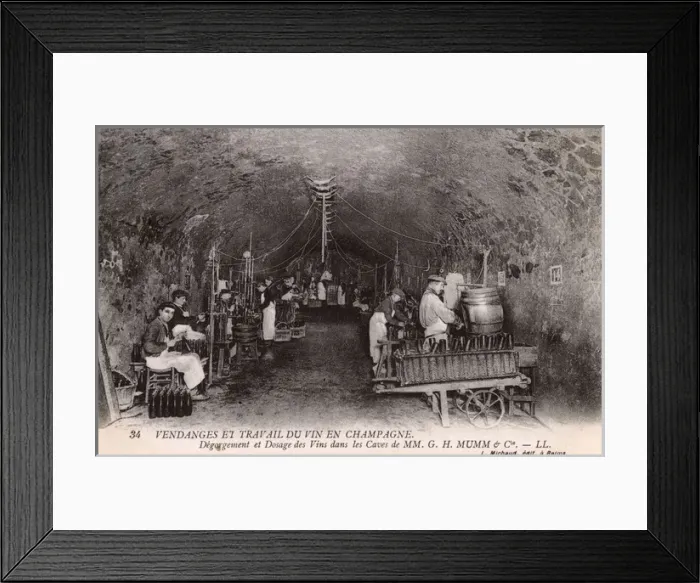 Framed Print : Degorgement at Mumm s Framed Print : Degorgement at Mumm s