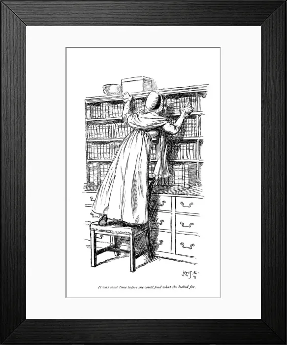 Framed Print : Northanger Abbey, Austen Framed Print : Northanger Abbey, Austen