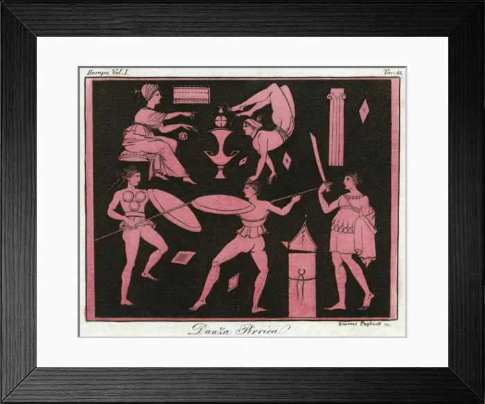 Framed Print : Pyrrhic Dance Framed Print : Pyrrhic Dance