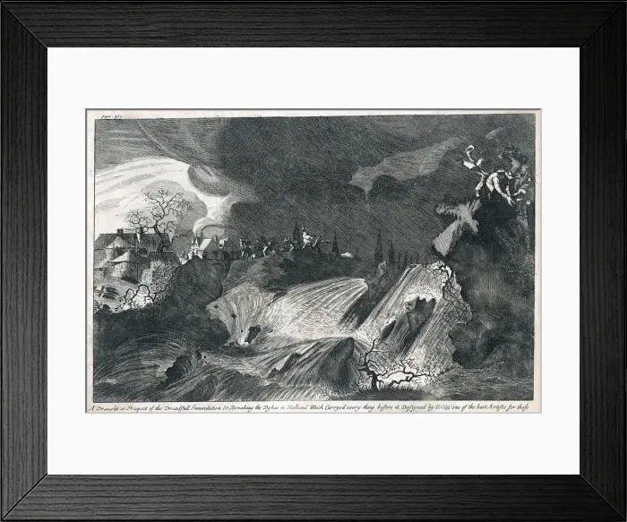Framed Print : Dutch Dykes Burst Framed Print : Dutch Dykes Burst