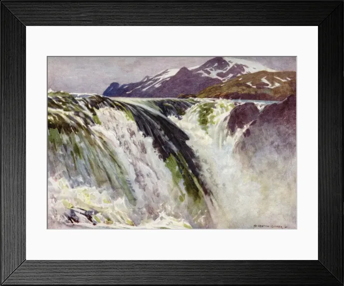 Framed Print : Great Lake Falls, Sweden Framed Print : Great Lake Falls, Sweden