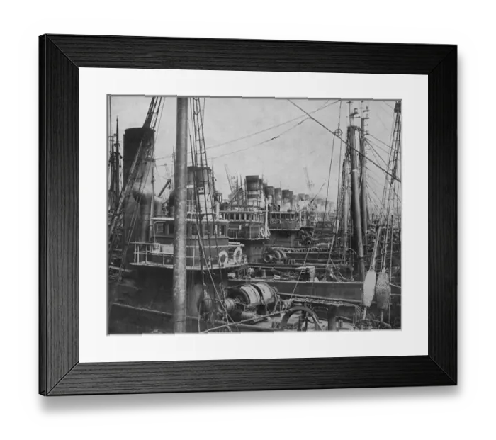 Framed Print : Fleet Laid Up / Gen Strike Framed Print : Fleet Laid Up / Gen Strike