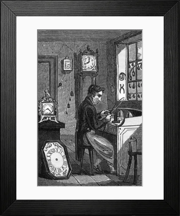Framed Print : A Watch-Maker Framed Print : A Watch-Maker