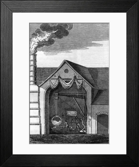 Framed Print : An Iron Foundry Framed Print : An Iron Foundry