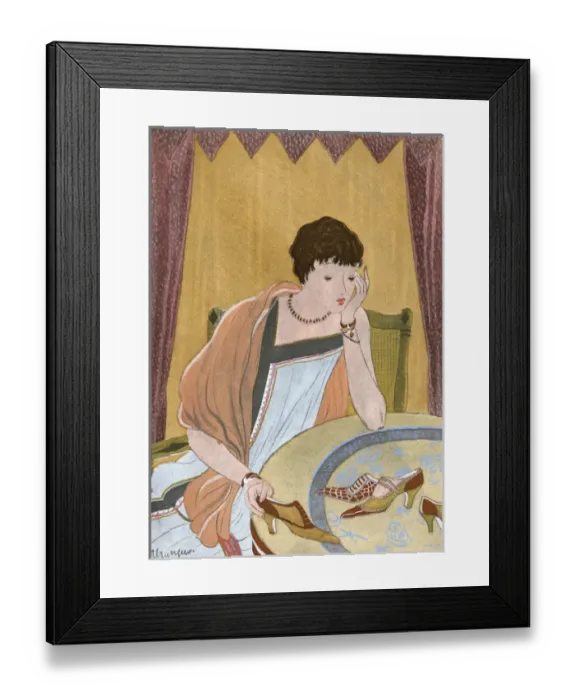 Framed Print : Difficult Choice 1924 Framed Print : Difficult Choice 1924