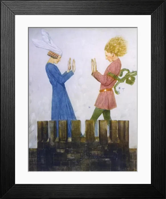 Framed Print : Romaunt, Youthe & Delite Framed Print : Romaunt, Youthe & Delite