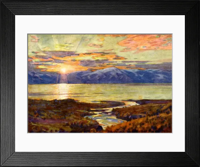 Framed Print : Midnight Sun, Sweden Framed Print : Midnight Sun, Sweden