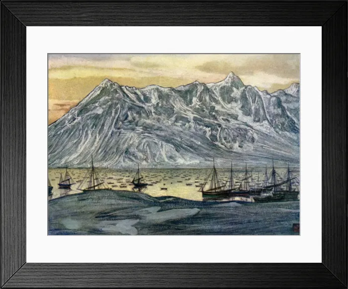Framed Print : Norwegian Fishing Fleet Framed Print : Norwegian Fishing Fleet