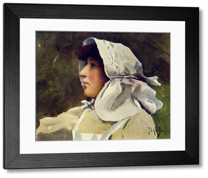 Framed Print : Wiltshire Sunbonnet Framed Print : Wiltshire Sunbonnet