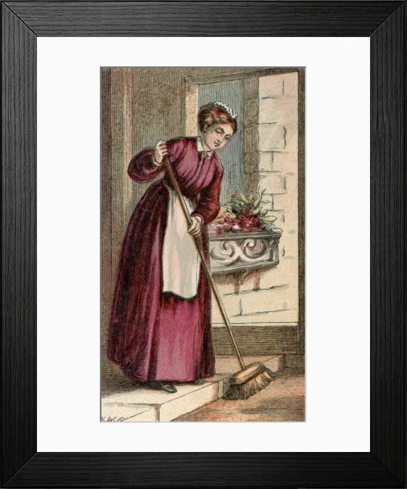 Framed Print : Costume / Housemaid Framed Print : Costume / Housemaid