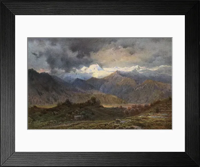 Framed Print : Himalayan Snowstorm Framed Print : Himalayan Snowstorm