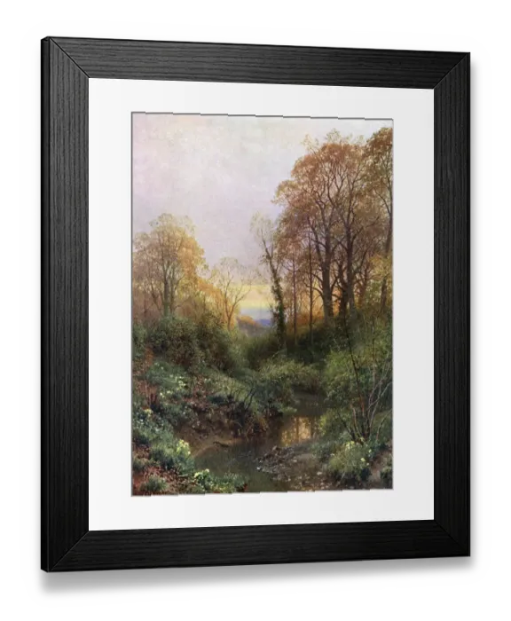 Framed Print : Stream at Leith Hill Framed Print : Stream at Leith Hill