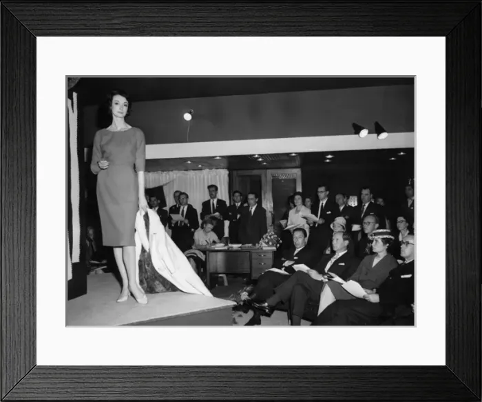 Framed Print : Irish Fashion Show 1960 Framed Print : Irish Fashion Show 1960