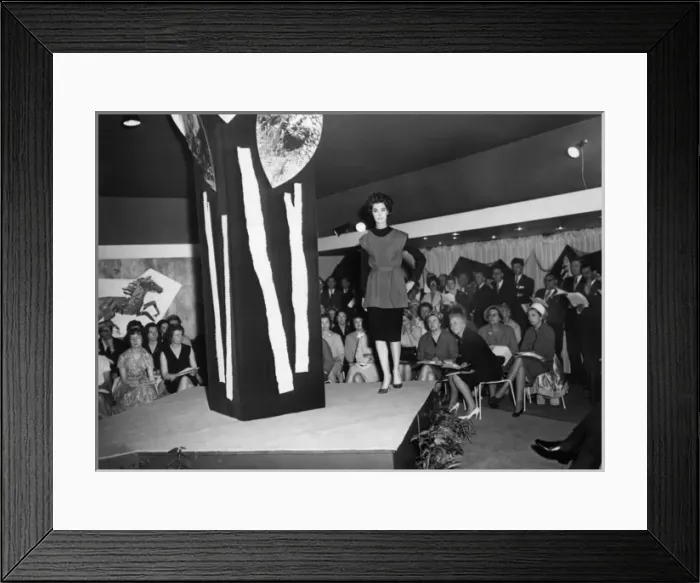 Framed Print : Irish Fashion Show 1960 Framed Print : Irish Fashion Show 1960