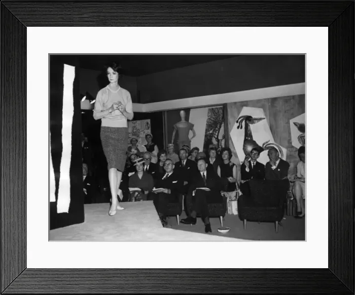 Framed Print : Irish Fashion Show 1960 Framed Print : Irish Fashion Show 1960