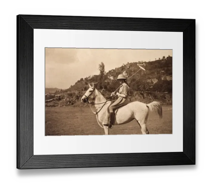 Framed Print : Polo at Simla 1917 Framed Print : Polo at Simla 1917