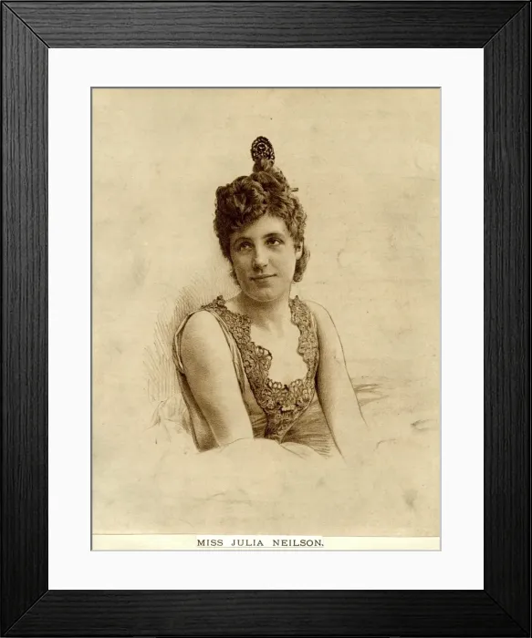 Framed Print : Evening Dress 1889 Framed Print : Evening Dress 1889