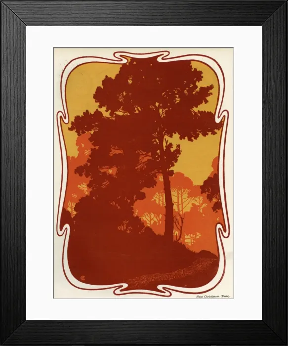 Framed Print : Trees at Sunset Framed Print : Trees at Sunset