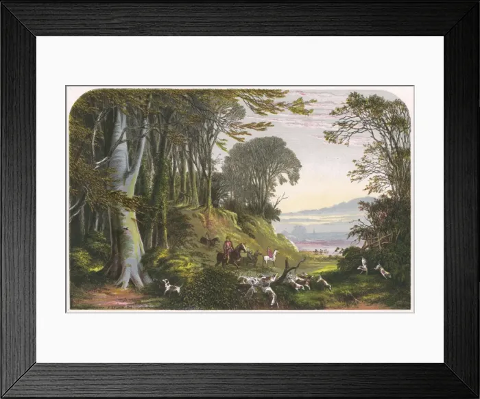 Framed Print : Out with the Hounds Framed Print : Out with the Hounds