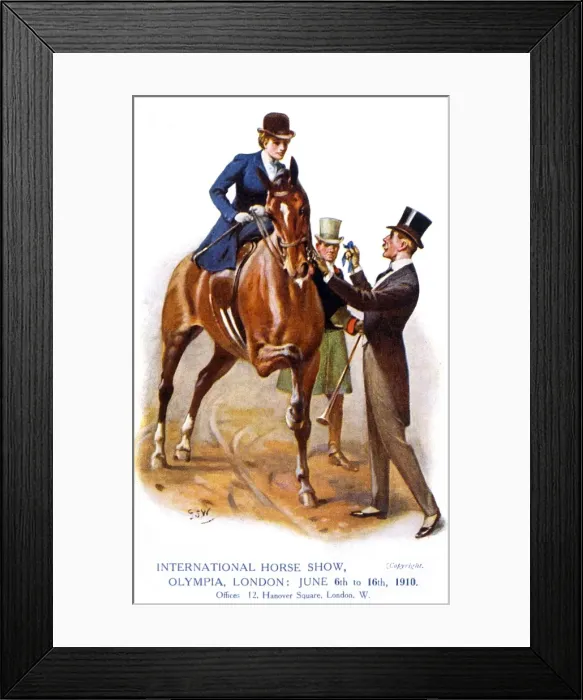 Framed Print : Rosette at Olympia Framed Print : Rosette at Olympia