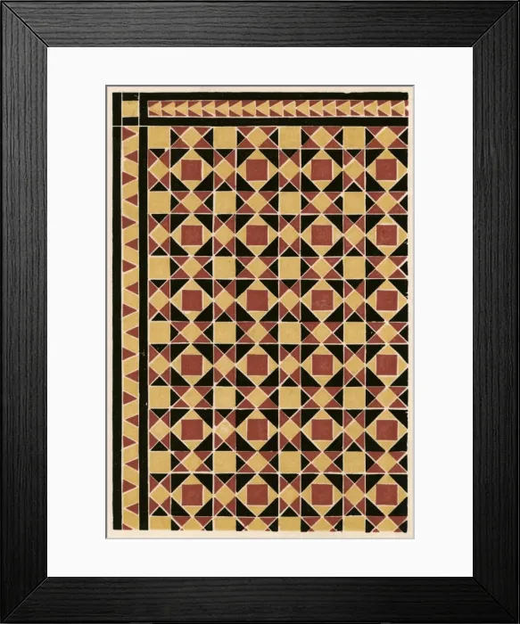 Framed Print : Minton Tiles - 3 Framed Print : Minton Tiles - 3