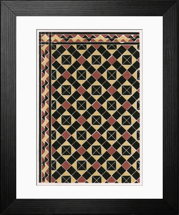 Framed Print : Minton Tiles - 6 Framed Print : Minton Tiles - 6