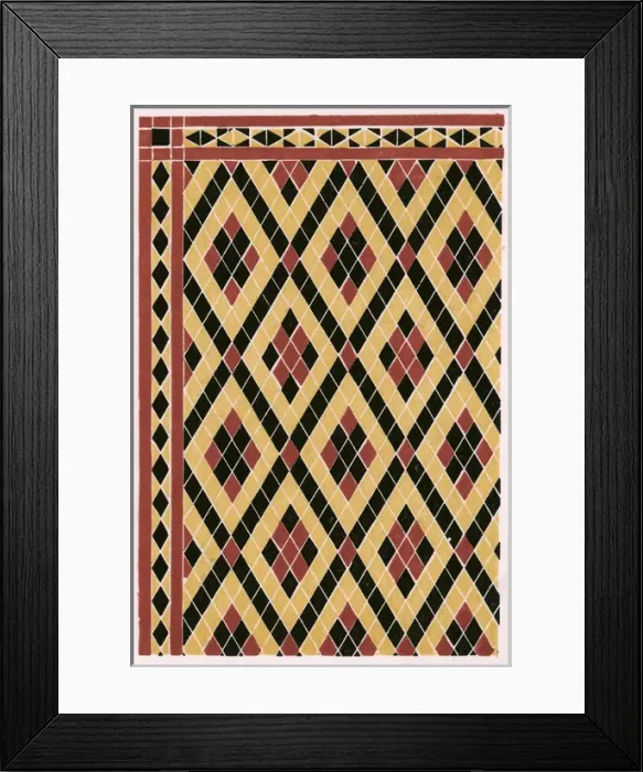 Framed Print : Minton Tiles - 7 Framed Print : Minton Tiles - 7