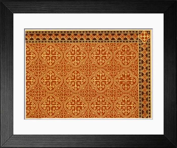 Framed Print : Minton Tiles - 9 Framed Print : Minton Tiles - 9