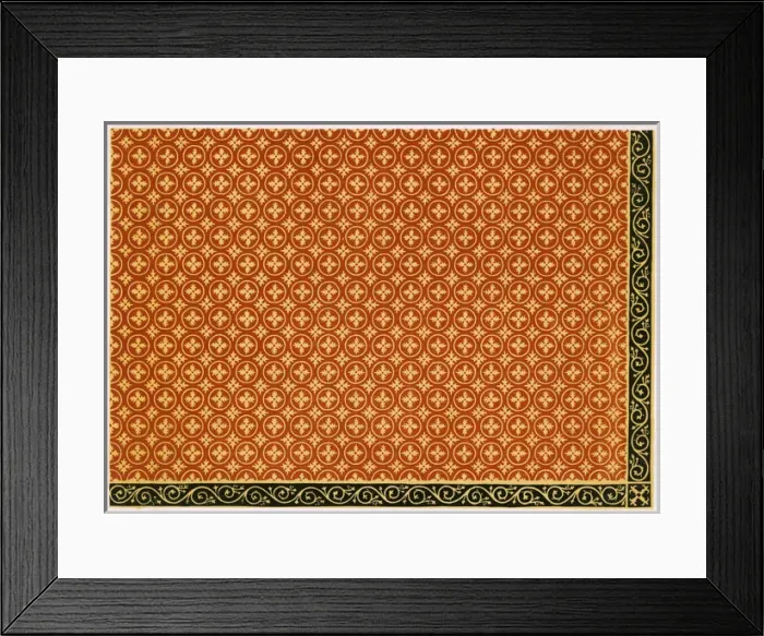 Framed Print : Minton Tiles - 10 Framed Print : Minton Tiles - 10