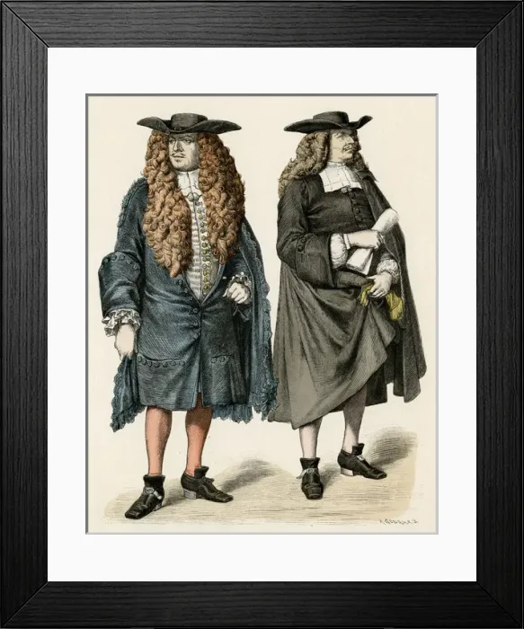 Framed Print : German Officials 1670 Framed Print : German Officials 1670