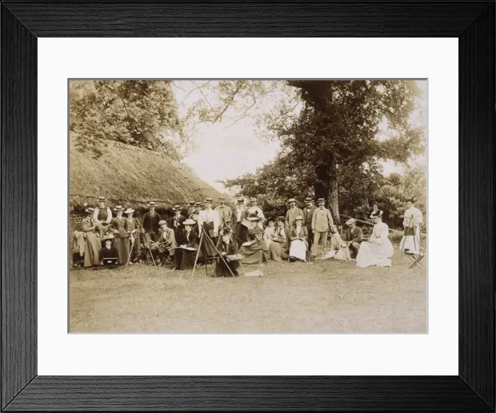 Framed Print : Sketching Club Outing Framed Print : Sketching Club Outing