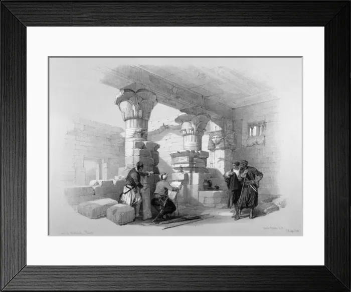 Framed Print : Sketching in Egypt Framed Print : Sketching in Egypt