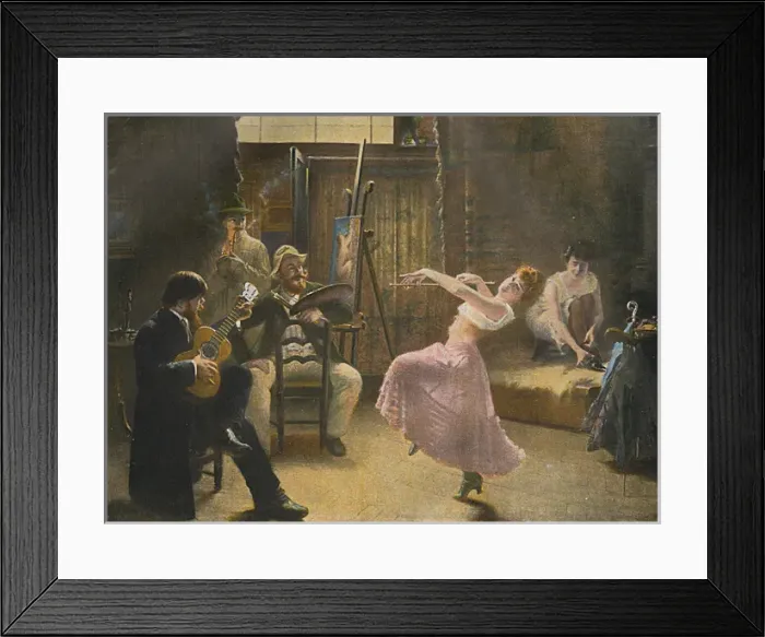 Framed Print : A Montmartre Atelier Framed Print : A Montmartre Atelier