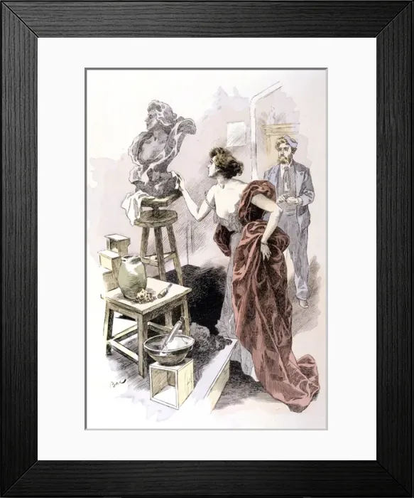 Framed Print : Her Sculptured Self Framed Print : Her Sculptured Self
