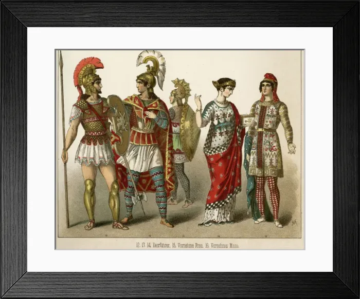 Framed Print : Costume  /  Asia Minor