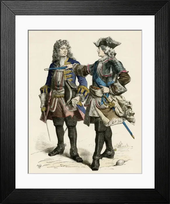 Framed Print : Costume / Aristos C. 1730 Framed Print : Costume / Aristos C. 1730