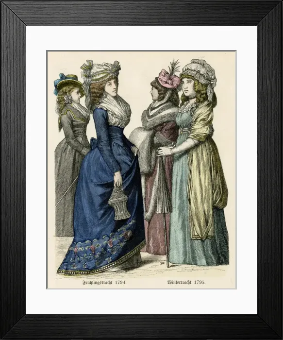 Framed Print : COSTUME 1794-5 Framed Print : COSTUME 1794-5