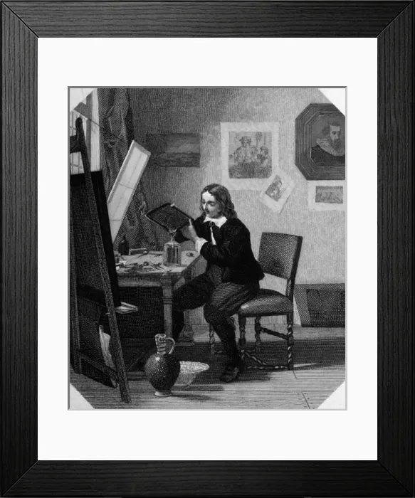 Framed Print : Visscher at Work Framed Print : Visscher at Work