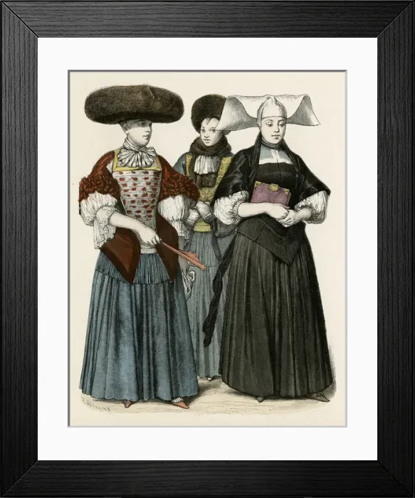 Framed Print : Racial Types / France Framed Print : Racial Types / France
