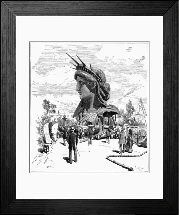 Framed Print : Head of Liberty Framed Print : Head of Liberty