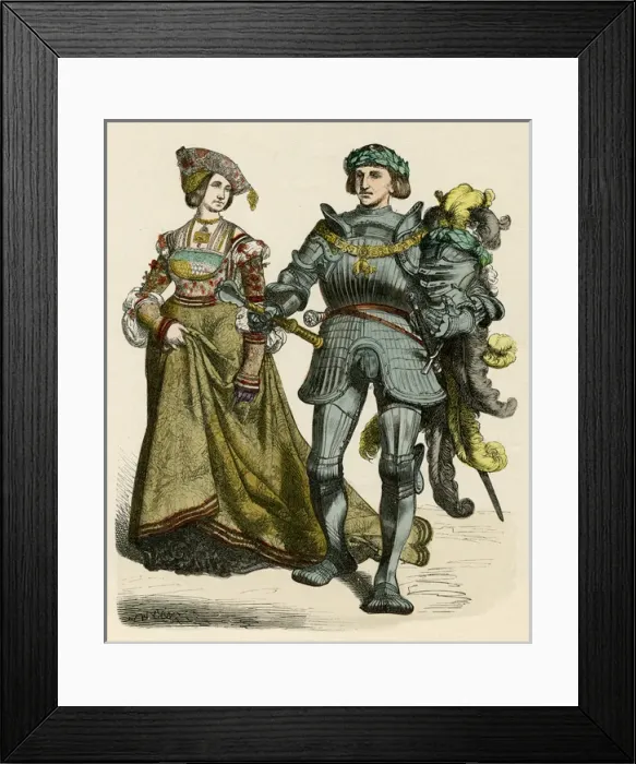 Framed Print : German Prince & Princess Framed Print : German Prince & Princess