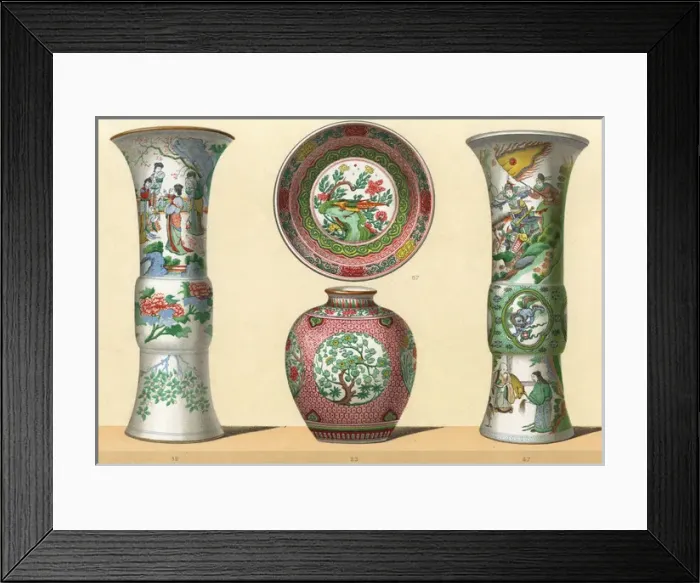 Framed Print : Chinese Porcelain - 3 Framed Print : Chinese Porcelain - 3