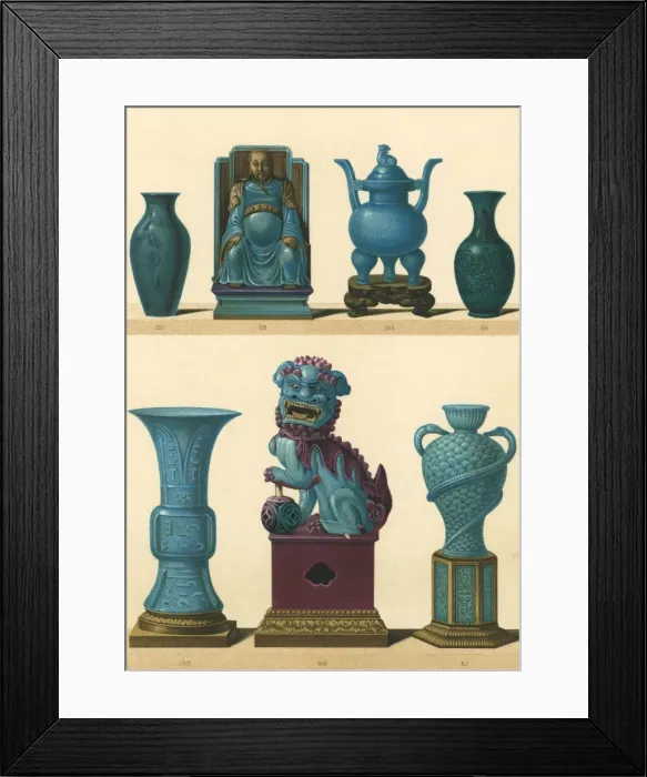 Framed Print : Chinese Porcelain - 4 Framed Print : Chinese Porcelain - 4