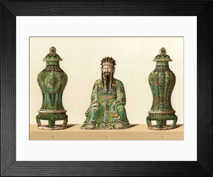 Framed Print : Chinese Porcelain - 6 Framed Print : Chinese Porcelain - 6