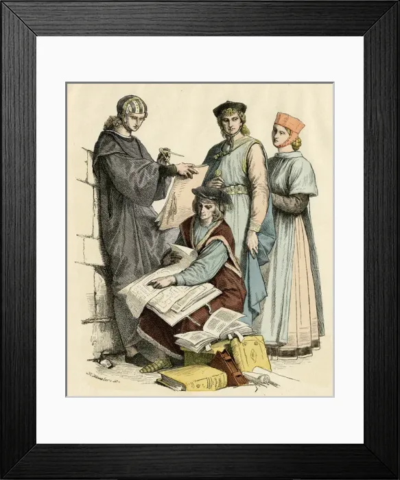 Framed Print : German - Italian Dress Framed Print : German - Italian Dress