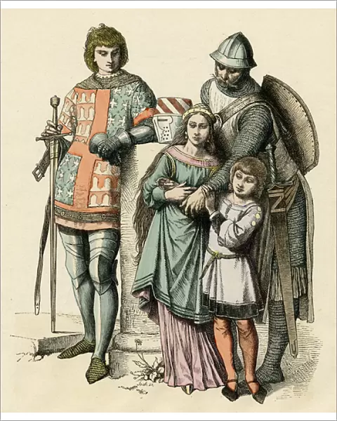 13th century Dress - Woman - Boy