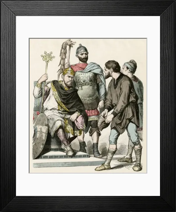 Framed Print : King, Soldier, Labourers Framed Print : King, Soldier, Labourers