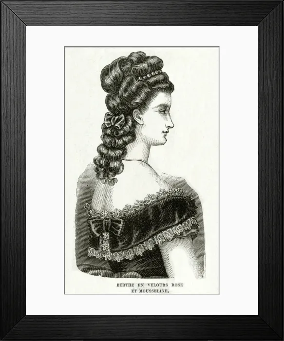 Framed Print : Victorian woman 1875 Framed Print : Victorian woman 1875