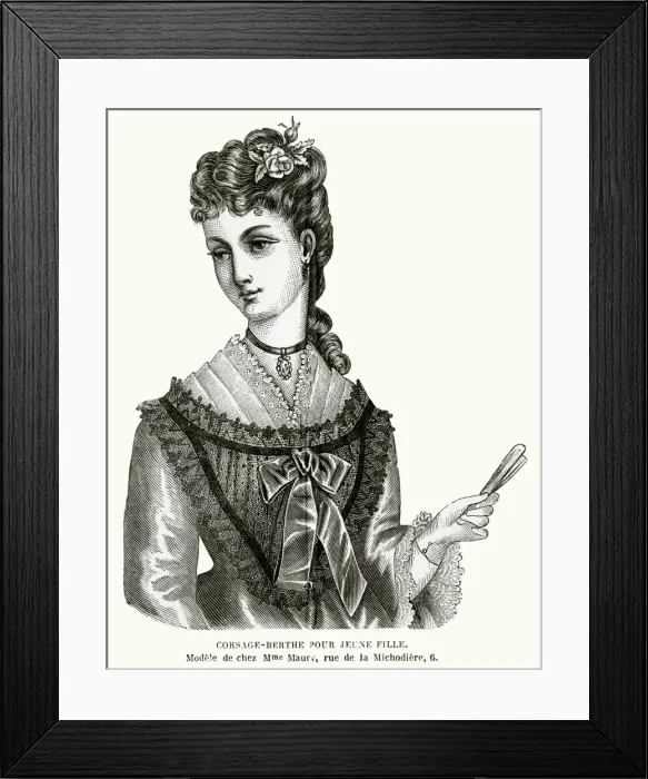 Framed Print : Victorian women 1875 Framed Print : Victorian women 1875