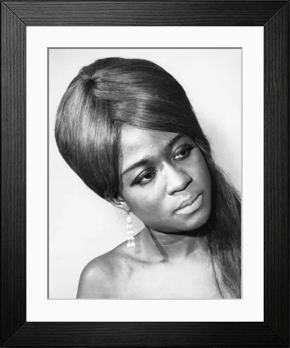 Framed Print : Black Model 1960S Framed Print : Black Model 1960S